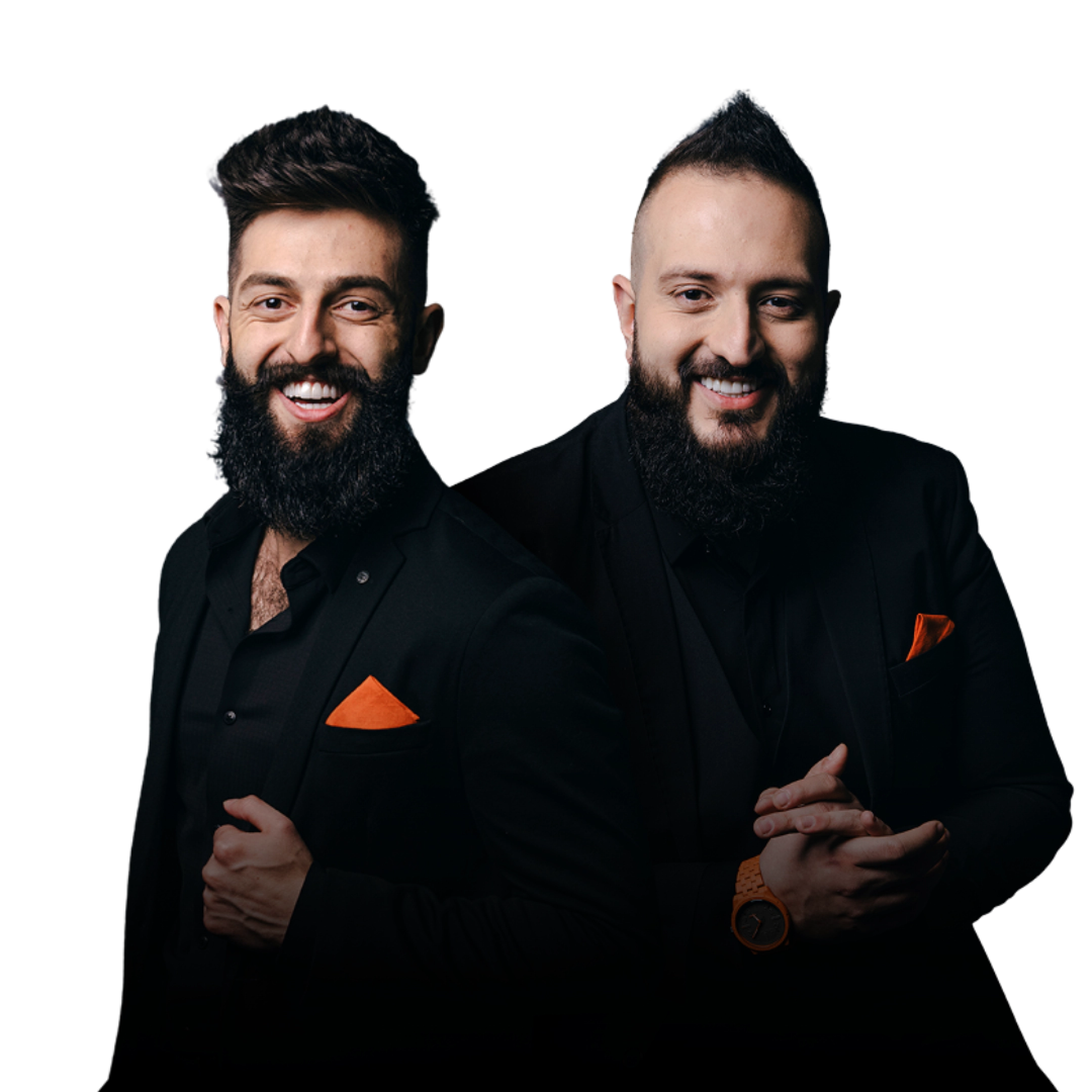 Kaled e Habib — fundadores da HS Marketing